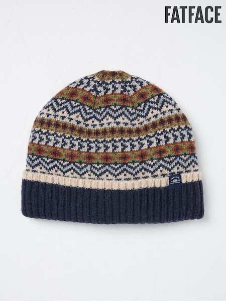 FatFace Navy Whistler Beanie (E28667) | €18