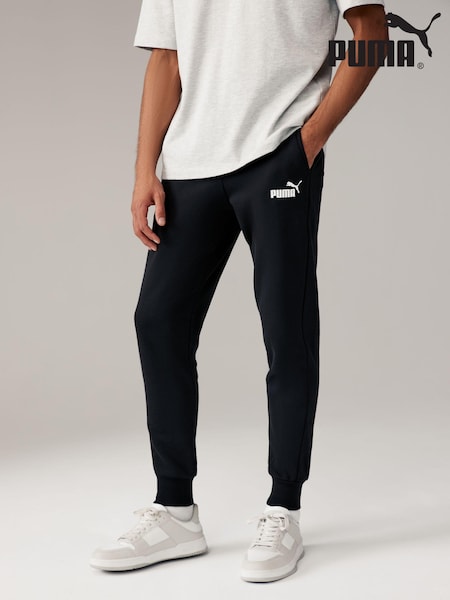 Puma Dark Black Essentials Logo Men's Sweat Joggers (E28772) | AED250