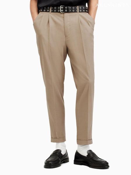 AllSaints Brown Tallis Trousers (E28860) | €83