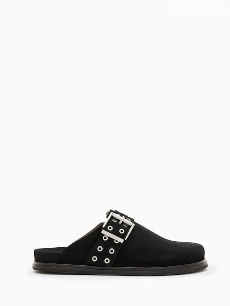 AllSaints Black Juno Mules (E28877) | €126