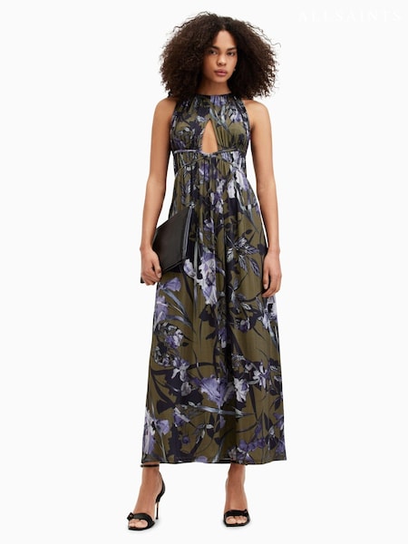 AllSaints Green Kaya Batu Dress (E28882) | €108