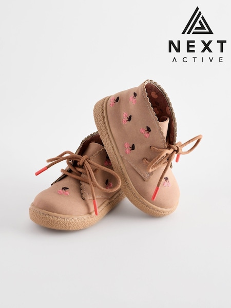 Tan Brown Embroidered Cupsole Boots (E29012) | $48 - $55