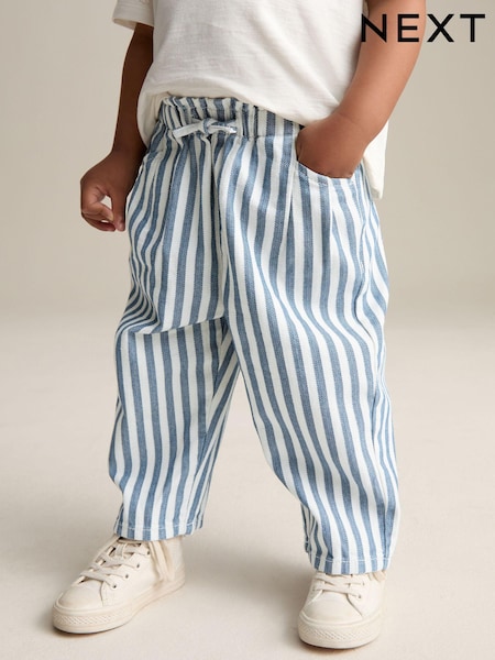 Stripe Slouch 100% Cotton Jeans (3mths-7yrs) (E29024) | 59 QAR - 69 QAR
