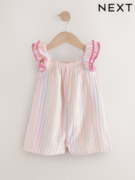 Multi Pull-On Playsuit (3mths-7yrs) (E29087) | AED76 - AED86