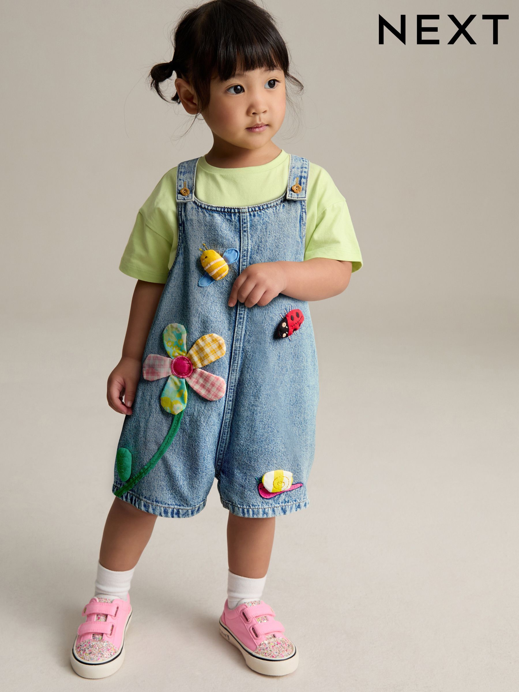 Girls Denim Dungarees | Next USA
