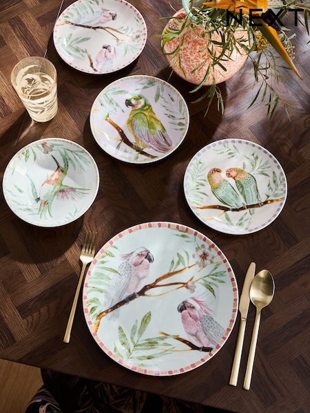 12 Piece Love Birds Dinner Set (E29208) | ‏221 ر.ق.