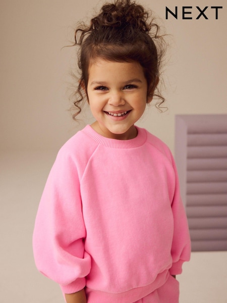 وردي - Crew Sweatshirt (3mths-7yrs) (E29210) | ‏48 ر.س.‏ - ‏60 ر.س.‏