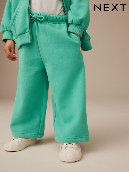 Green Wide Leg Joggers (3mths-7yrs) (E29219) | 35 QAR - 45 QAR