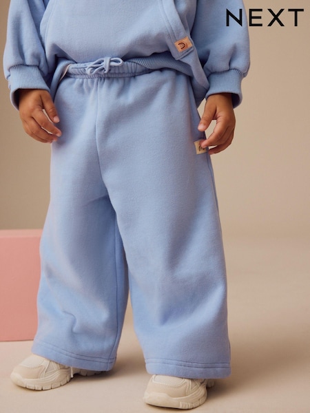 Blue Wide Leg Joggers (3mths-7yrs) (E29220) | AED36 - AED46