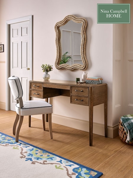 Nina Campbell Dark Oak Tedworth Dressing Table (E29267) | €1,034