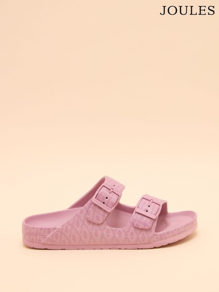 Joules Sunseeker Pink Print EVA Sliders (E29291) | €31