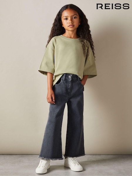 Reiss Sage Cassy 4-9 yrs Oversized Cotton Crew-Neck T-Shirt (E29703) | €20