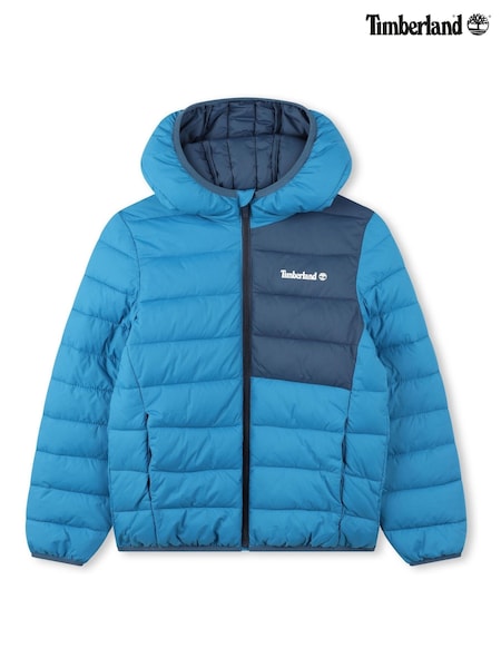 Timberland 2 Tone Logo Hooded Puffer Coat (E29747) | €91 - €109