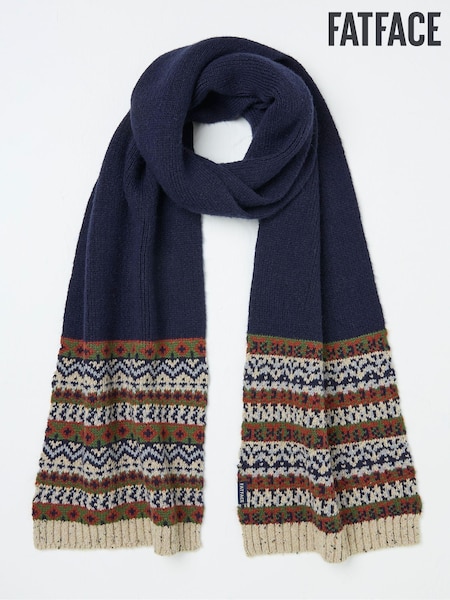 FatFace Navy Whistler Scarf (E29844) | €21