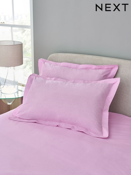 Set Of 2 Pure 144 Thread Count 100% Cotton Pillowcases (E29964) | ‏21‏₪ - ‏28‏ ₪