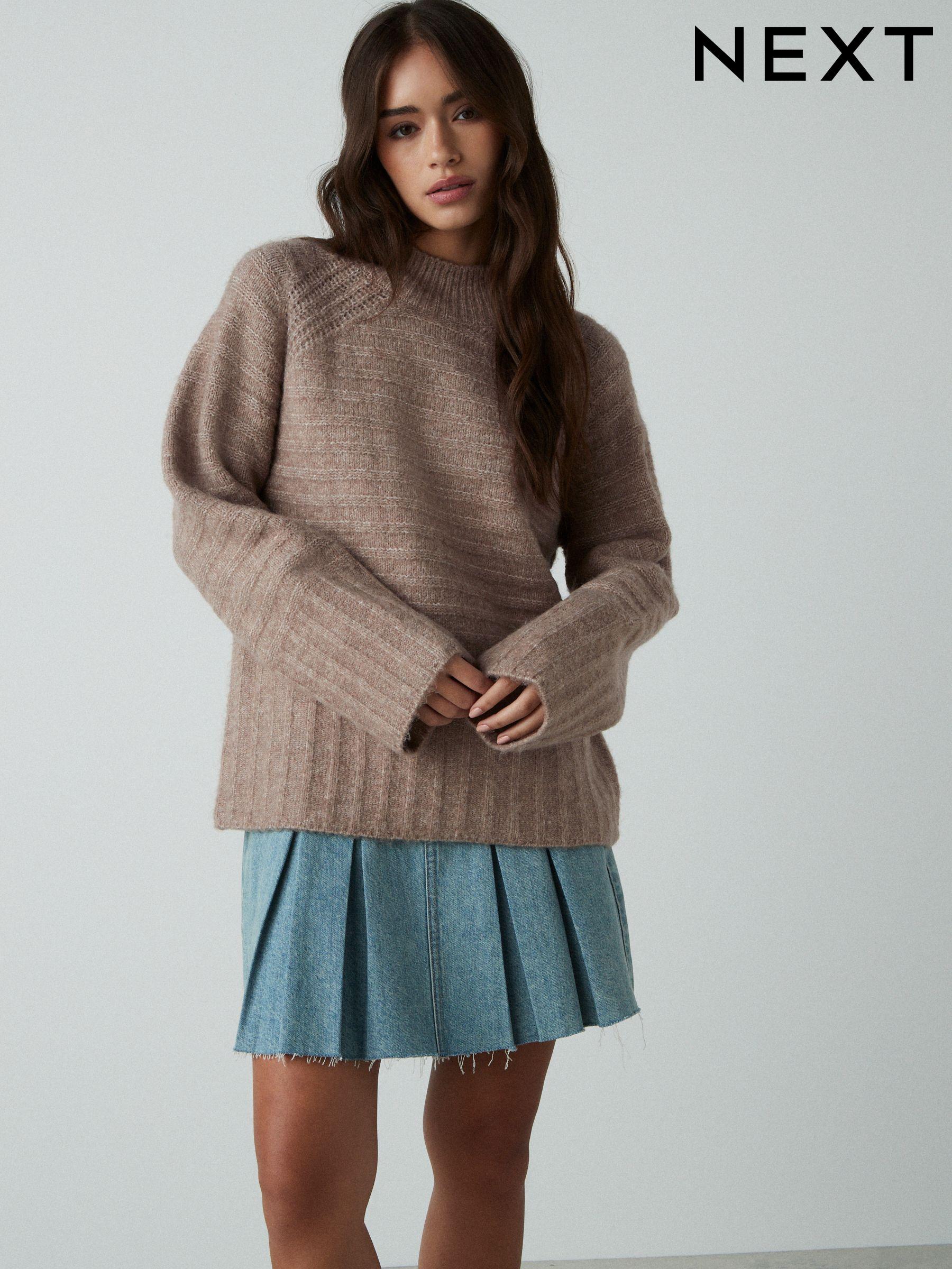 Womens chunky knitwear top