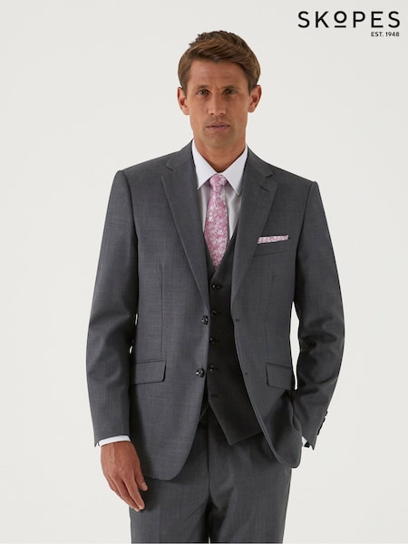 Skopes Grey Tailored Fit Farnham Suit Jacket (E30050) | €186