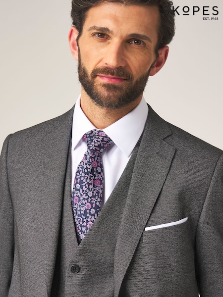 Harmaa - Istuva; räätälöity - Skopes Harcourt Suit Jacket (E30054) | €173