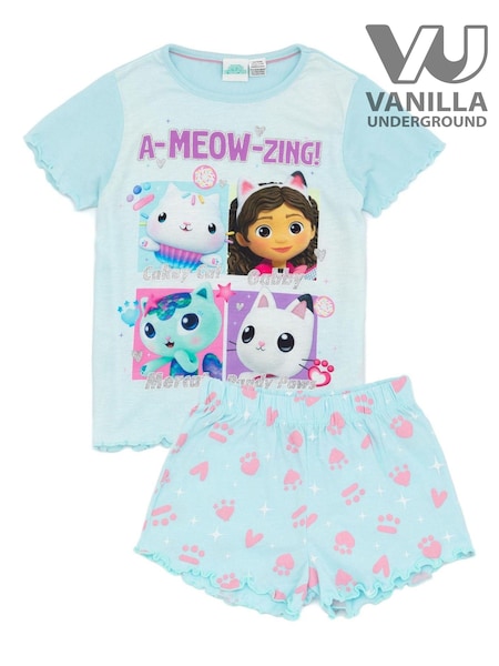Vanilla Underground Blue Girls Gabbys Dollhouse Licensing Short Pyjamas (E30101) | AED110