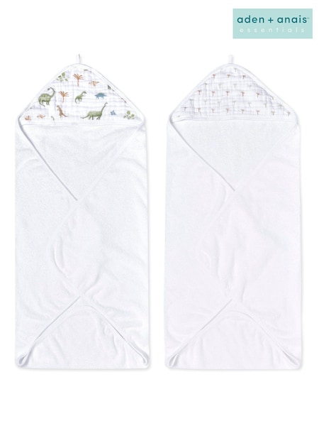 Aden + Anais Essentials Hooded Towel Country Floral 100% Cotton Muslins 2 Pack (E30180) | 14 460 тг