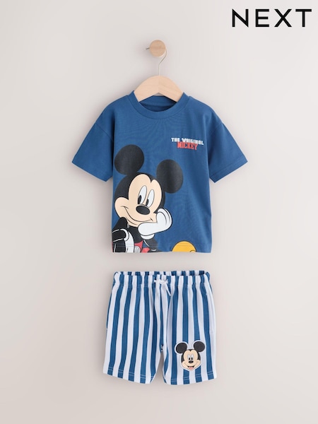Blue/White Mickey Mouse T-Shirt & Shorts Set (3mths-8yrs) (E30192) | 700 UAH - 865 UAH