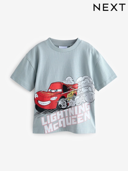 Blue Cars Lightning McQueen Short Sleeve T-Shirt (3mths-8yrs) (E30196) | €13 - €16