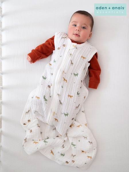 Aden + Anais Light 1.0 Tog 100% Cotton Muslin Safari Dream Sleeping Bag (18-36 Months) (E30226) | 49 €