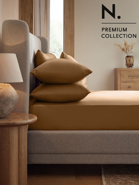 N. Premium 400 Thread Count 100% Egyptian Cotton Sateen Sheet (E30238) | ‏99‏₪ - ‏159‏ ₪