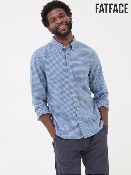 Fatface Long Sleeve Grantham Grid Check Shirt (E30278) | ‏249‏₪