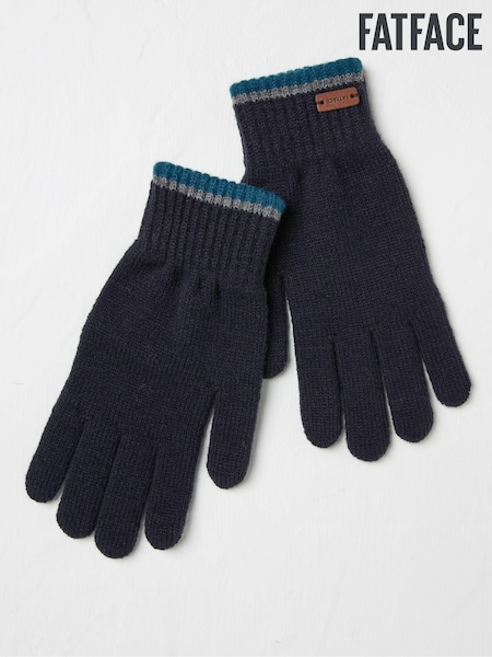 FatFace Navy Lewis Touchscreen Gloves (E30494) | €10.50