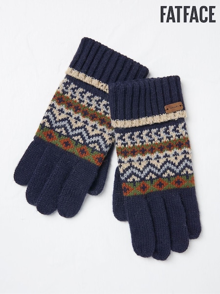 FatFace Navy Whistler Gloves (E30498) | €15.50