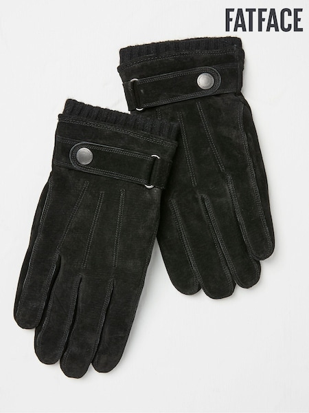 FatFace Black Suede Gloves (E30500) | €26
