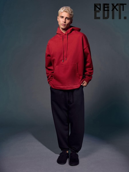 Red EDIT Heavyweight Hoodie (E30636) | AED70