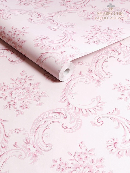 Shabby Chic by Rachel Ashwell® Pink Boudoir Beauty 10M Wallpaper (E30676) | €81
