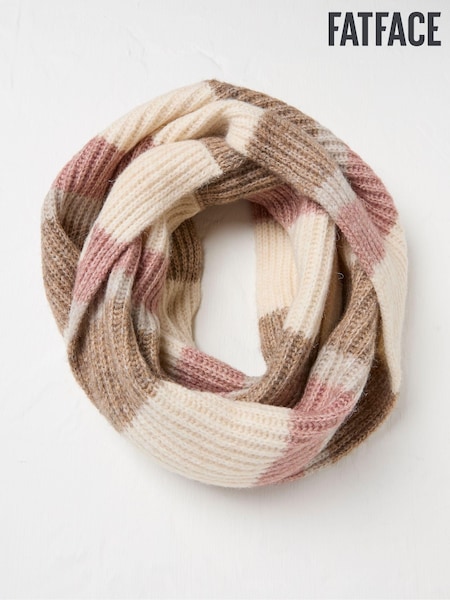 FatFace Natural Colourblock Snood Scarf (E30680) | €21