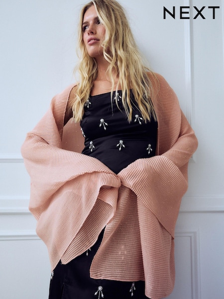 Plissé Rose Gold - Lightweight Scarf (E30757) | ‏47‏₪