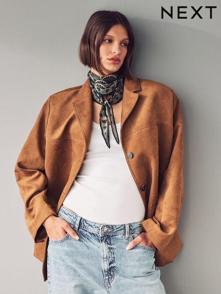 Art Deco Print Neck Tie Scarf (E30765) | €6