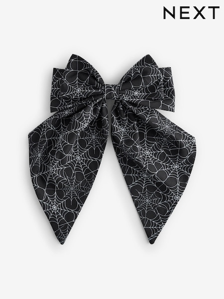 Skull Print Bow Clip (E30782) | €6.50