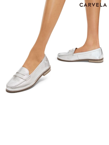 Carvela Comfort Black Crackle Leather Shoes (E30841) | €79