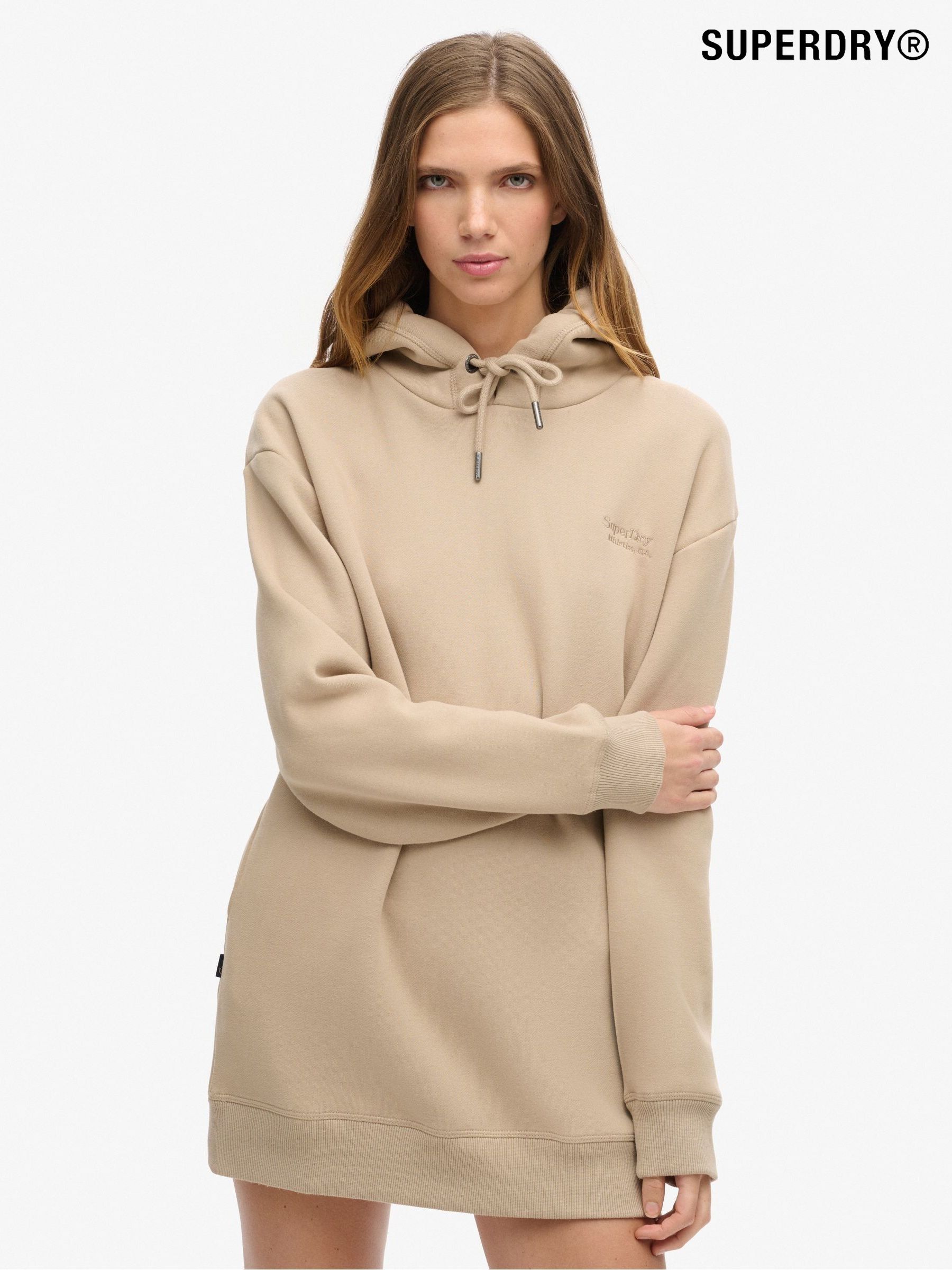 Superdry hooded sweat dress cheap