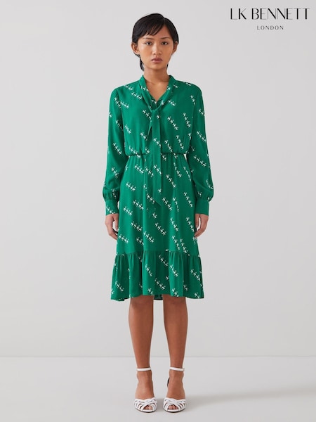 LK Bennett Valerie Petite Modernist Print Shirt Dress (E30952) | 233 €