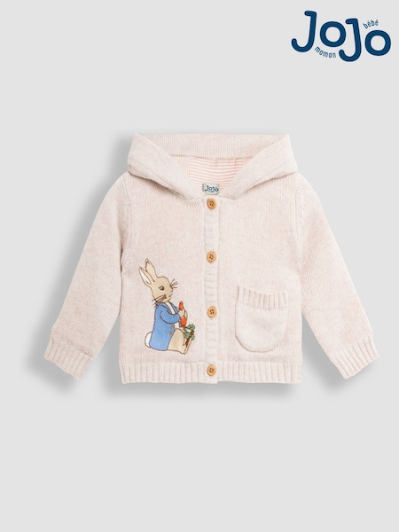 JoJo Maman Bébé Neutral Baby Peter Rabbit Cosy Hooded Cardigan (E31323) | €47