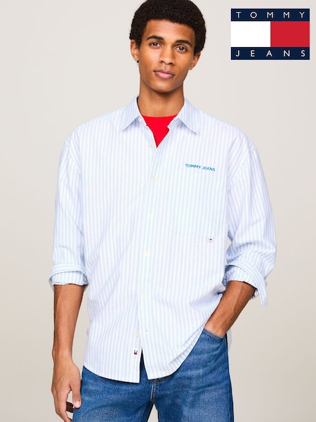Tommy Jeans Blue Stripe Classics Shirt (E31448) | €43