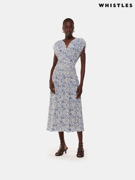 Whistles Flaming Leopard Print Dress (E31693) | €112