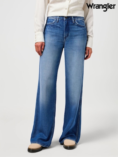 Wrangler Blue World Wide Leg Fit Jeans (E31717) | $124