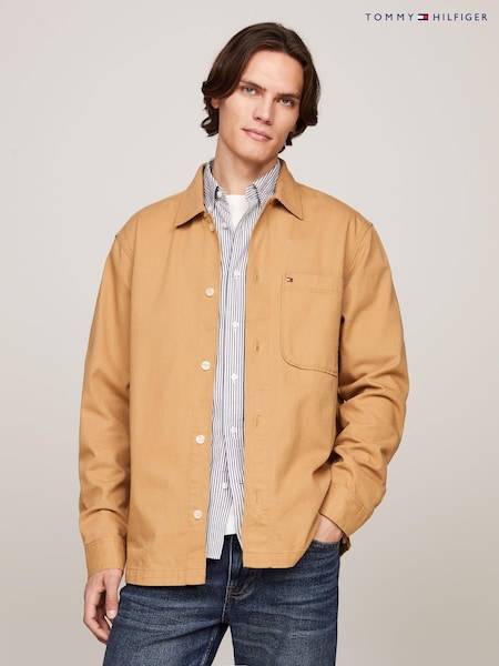 Tommy Hilfiger 100% Cotton Twill Shirt Jacket (E31856) | €101