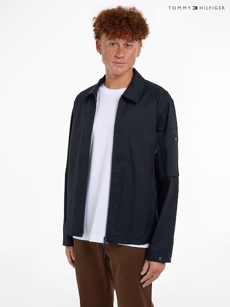 Tommy Hilfiger Blue Technical Shacket (E31884) | €106