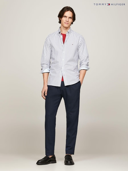 Tommy Hilfiger Blue Soft Poplin Shirt (E31905) | AED247