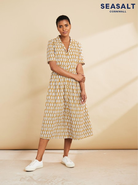 Seasalt Cornwall Yellow Charlotte Dress (E32113) | €46