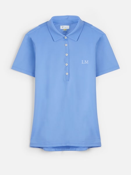 My American Golf Blue Personalised Greg Norman Ladies Polo Shirt (E32187) | €37